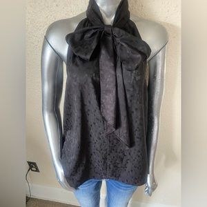 Worthington Plus Womens Halter Neck Sleeveless Blouse